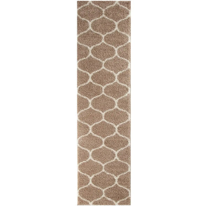 Moroccan Beige Shaggy Rug | 620