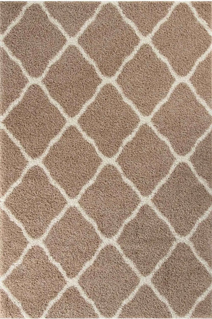 Moroccan Beige Shaggy Rug | 720