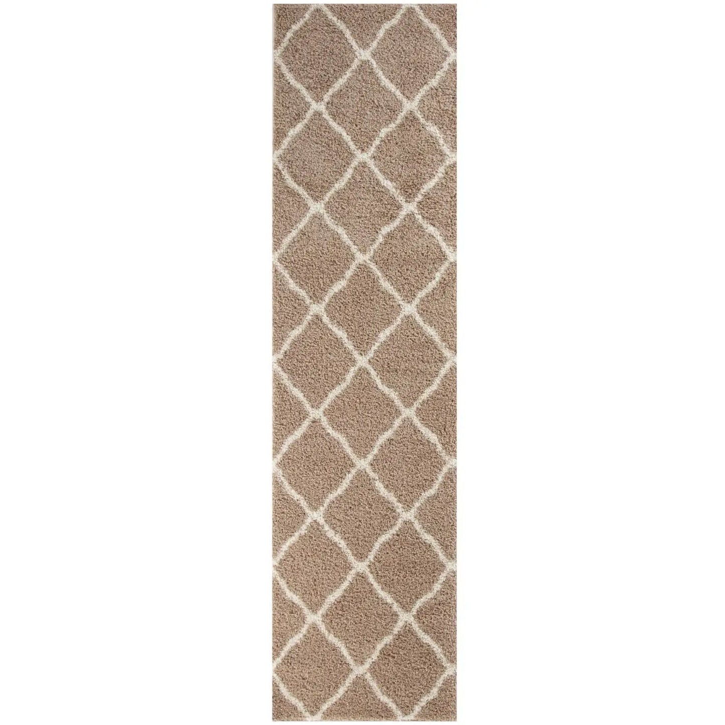 Moroccan Beige Shaggy Rug | 720