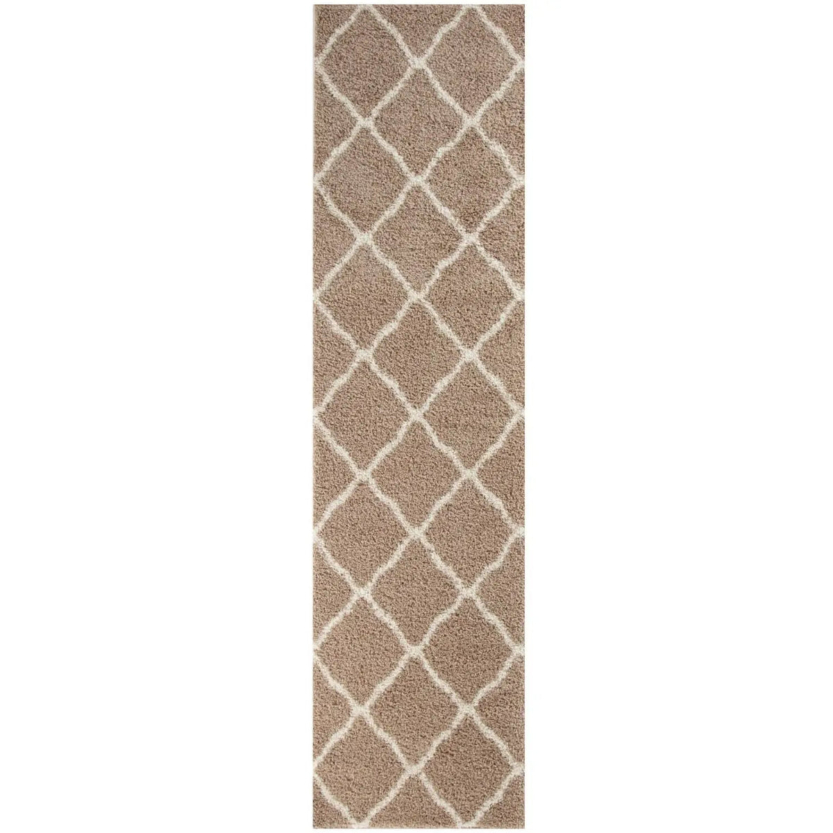 Moroccan Beige Shaggy Rug | 720