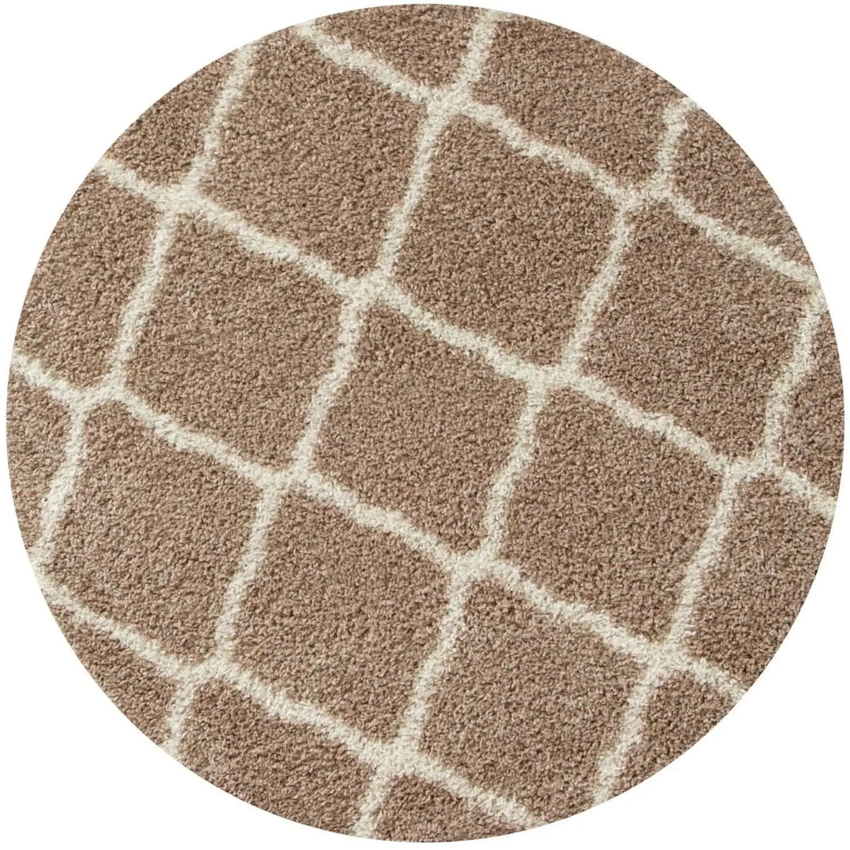 Moroccan Beige Shaggy Rug | 720