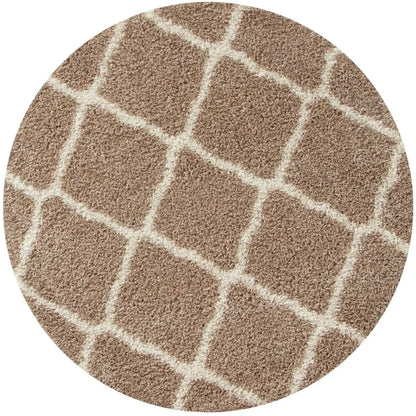 Moroccan Beige Shaggy Rug | 720