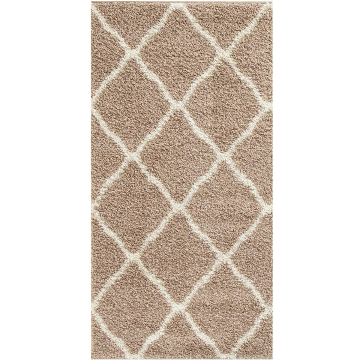 Moroccan Beige Shaggy Rug | 720
