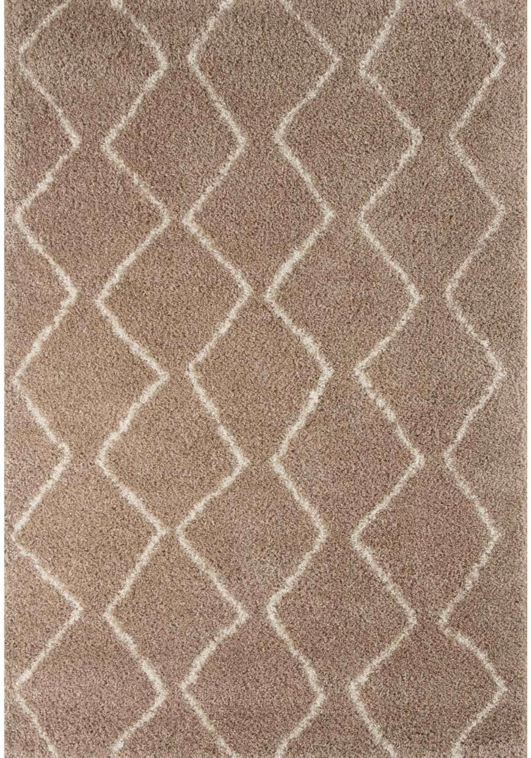 Moroccan Beige Shaggy Rug | 820