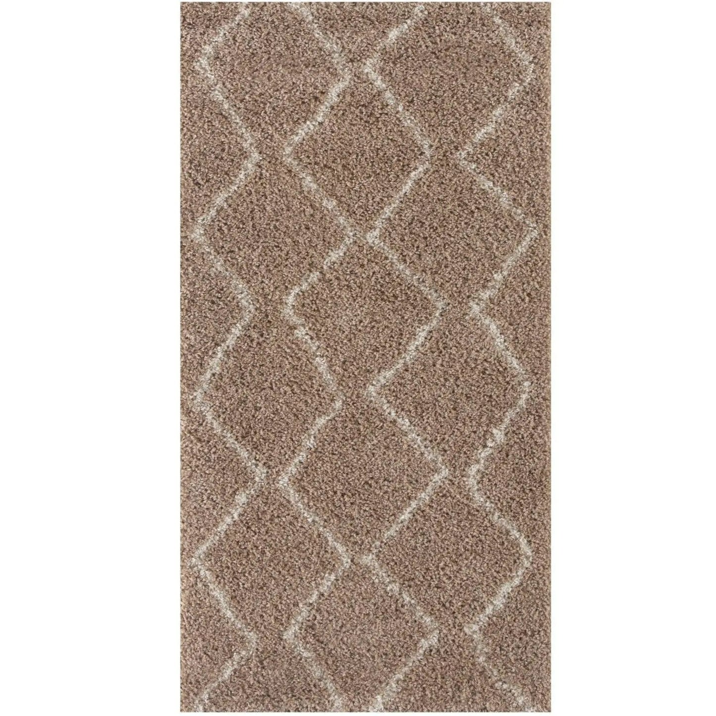 Moroccan Beige Shaggy Rug | 820