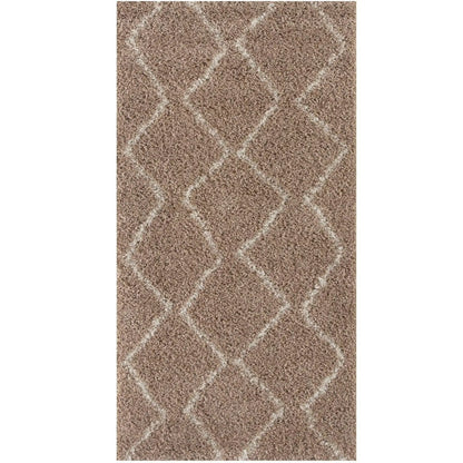 Moroccan Beige Shaggy Rug | 820