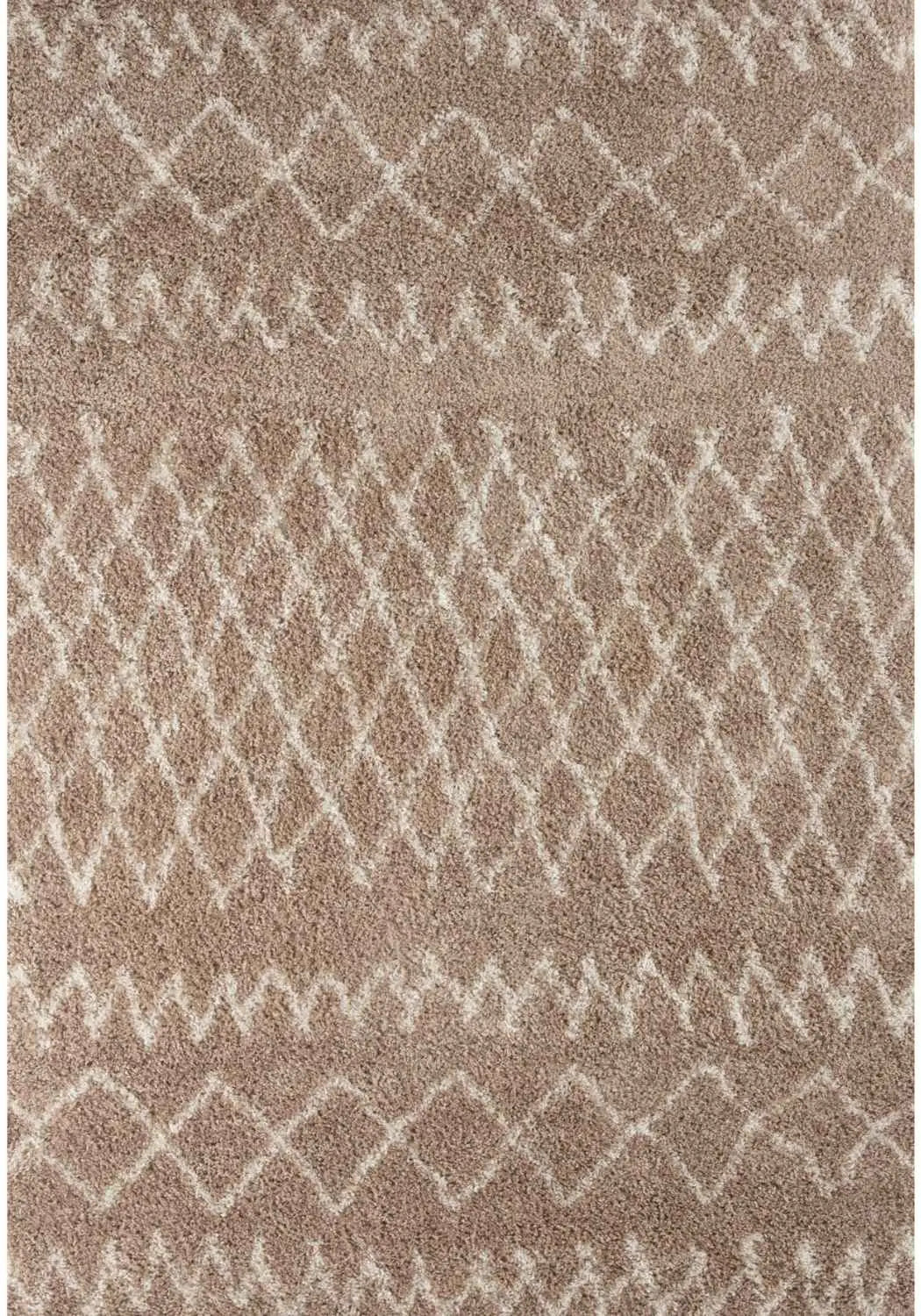 Moroccan Beige Shaggy Rug | 920