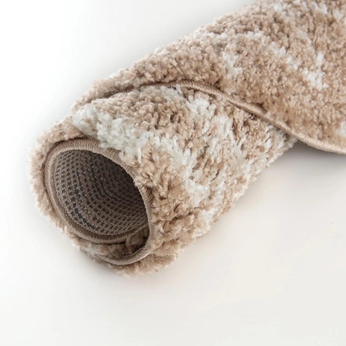 Moroccan Beige Shaggy Rug | 920