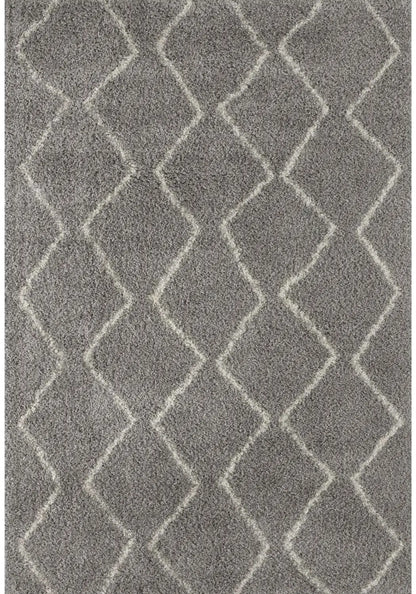 Moroccan Grey Shaggy Rug | 810