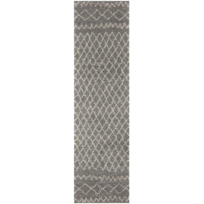 Moroccan Grey Shaggy Rug | 910
