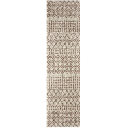 Moroccan Ivory Beige Shaggy Rug | 1030