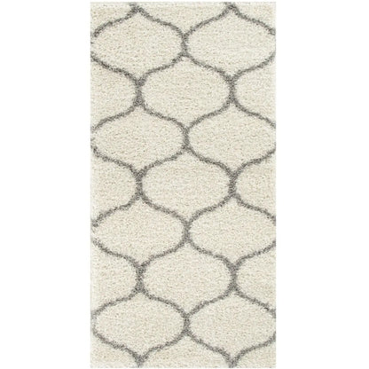 Moroccan Ivory Shaggy Rug | 600