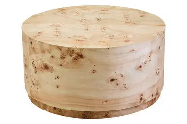 Mota Natural Burl Wood Round Coffee Table