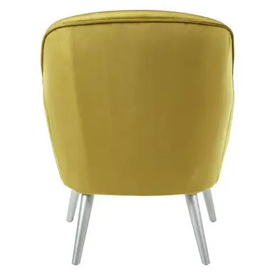Mustard Velvet Armchair | Louxor