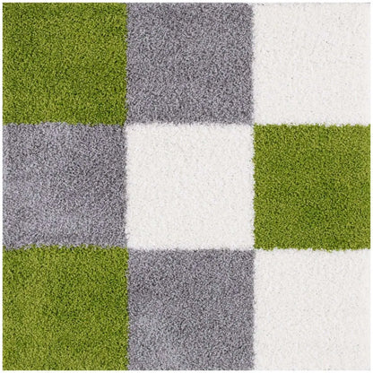 Myshaggy Geometric Green Rug