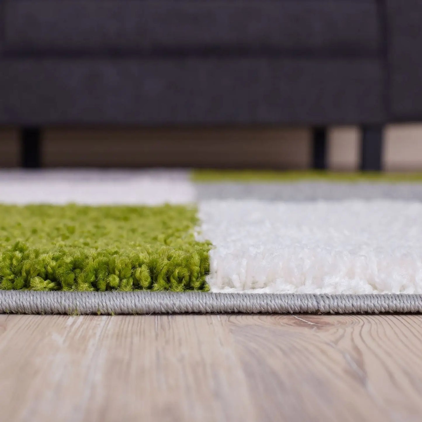 Myshaggy Geometric Green Rug