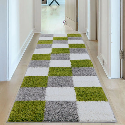Myshaggy Geometric Green Rug