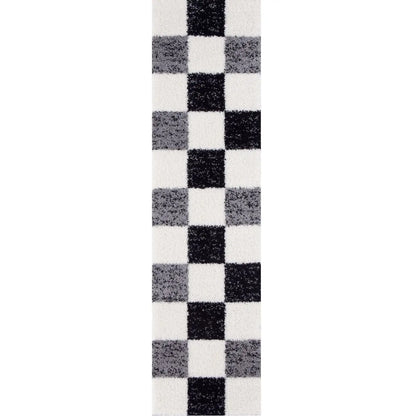 Myshaggy Geometric Grey Rug