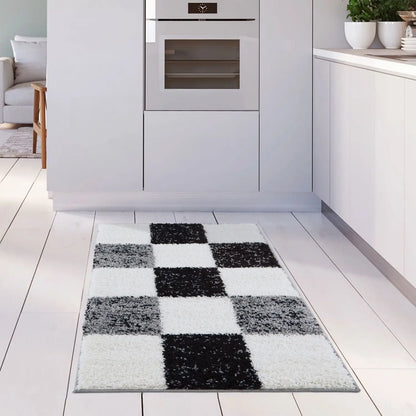 Myshaggy Geometric Grey Rug