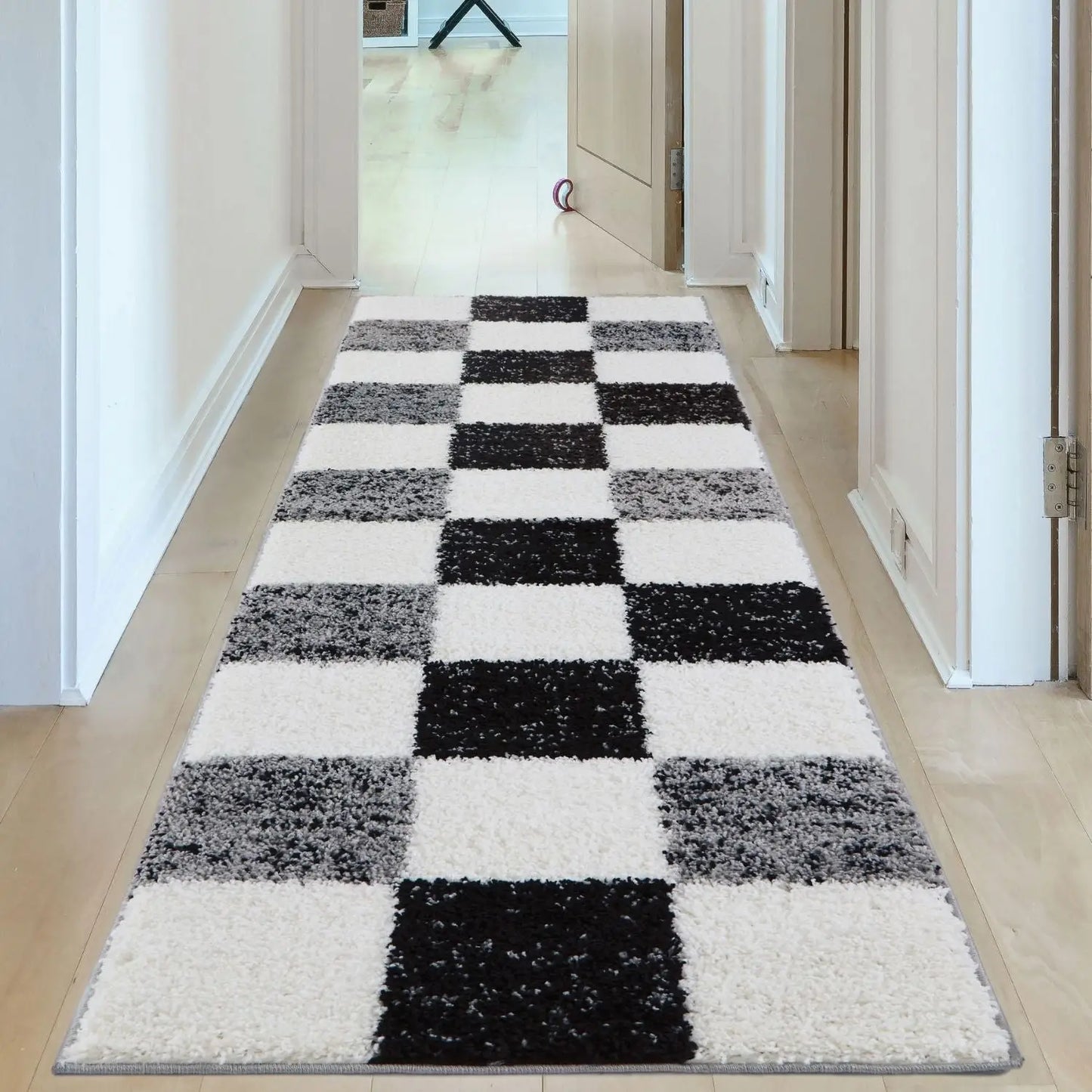 Myshaggy Geometric Grey Rug