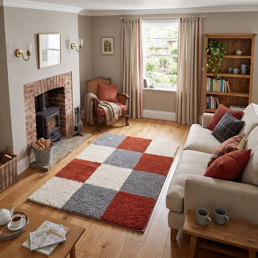 Myshaggy Geometric Terra Rug