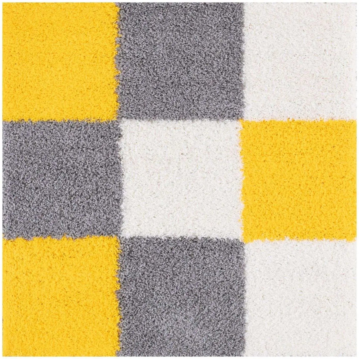 Myshaggy Geometric Yellow Rug