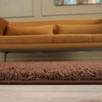 Myshaggy Solid Brown Rug