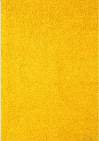 Myshaggy Solid Yellow Rug