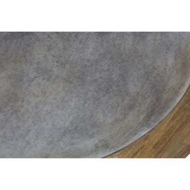 Natural Alder Wood Coffee Table with Zinc Plate Inset, Merdeka