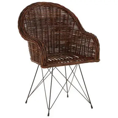 Natural Croco Rattan Chair | Manado