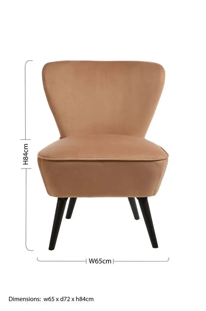 Natural Fabric Chair | Darcy