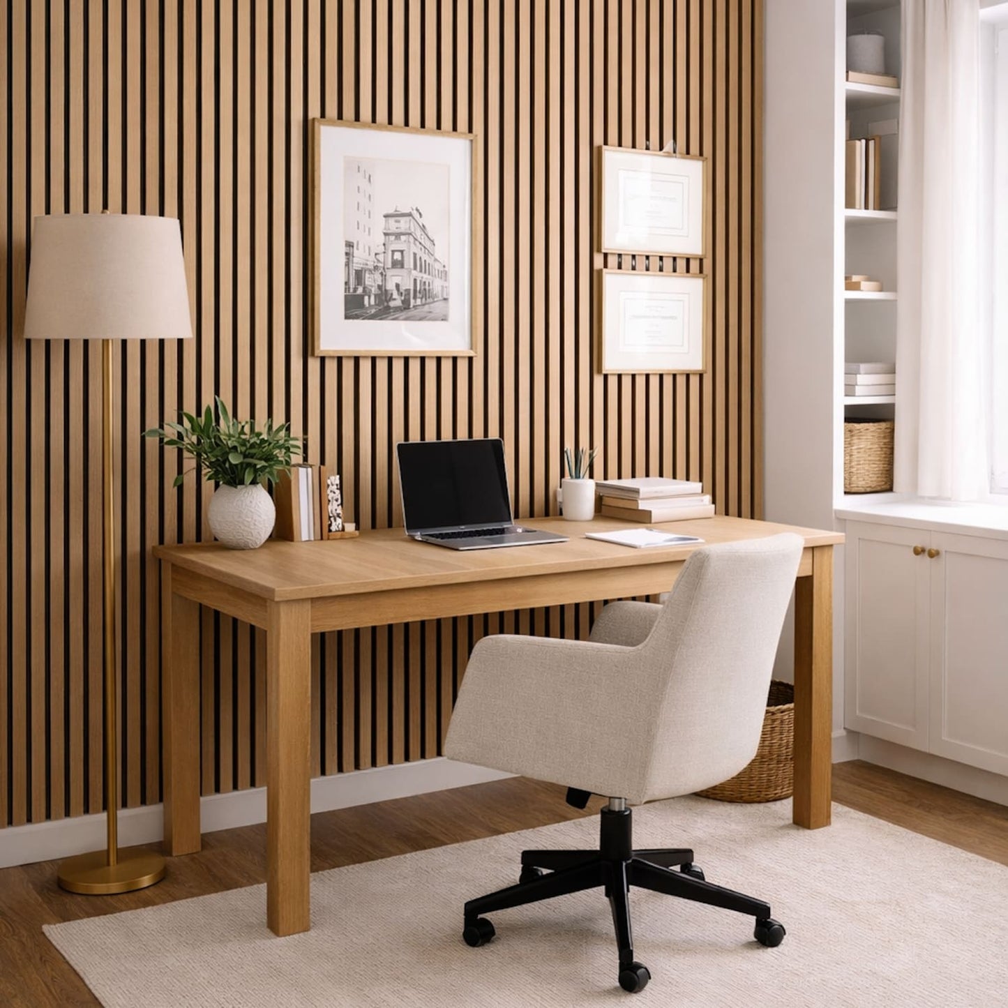 Natural Oak Acoustic Wall Panels - Wall Panel