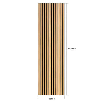 Natural Oak Acoustic Wall Panels
