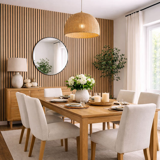 Natural Oak Acoustic Wall Panels - Wall Panel