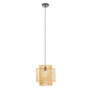 Natural Rattan Overlapping Pendant Lamp | Jaya