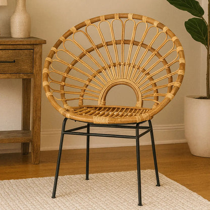 Natural Rattan Sunflower Chair | Java