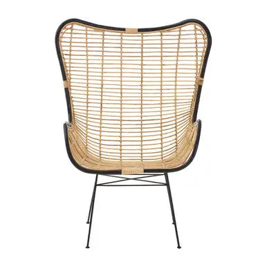 Natural Rattan Wingback Chair | Java