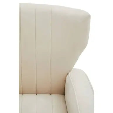 Natural Velvet Armchair | Hayley