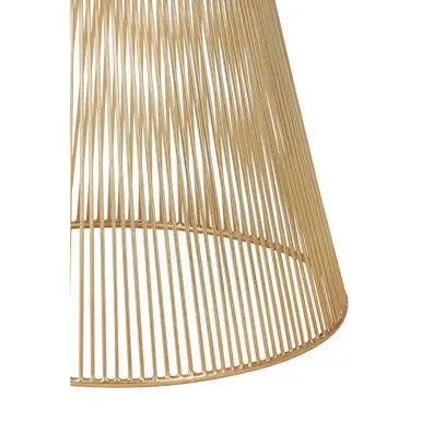 Natural Wood Top Small Coffee Table with Gold Open Wire Hourglass Design Base, Templar