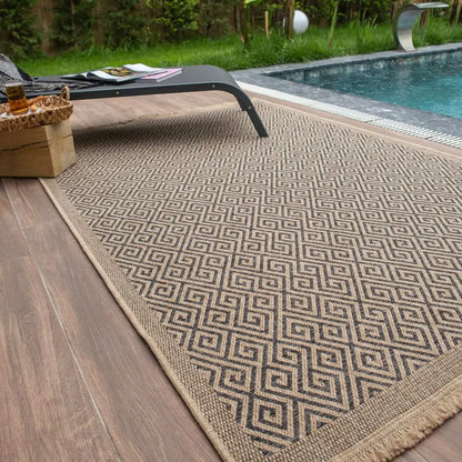 Nature Outdoor Rug Dark Grey | 5100DG