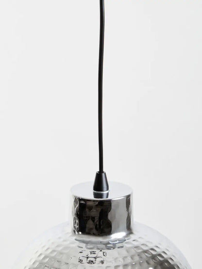 New Foundry Chrome Finish Iron Pendant light