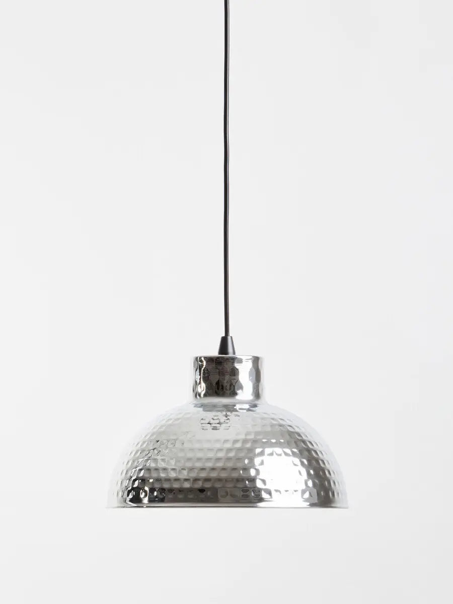 New Foundry Chrome Finish Iron Pendant light