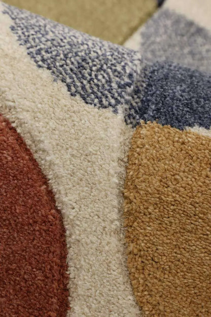 Newport Geometric Rug – Bold Multicolour Design