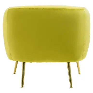 Olive Velvet Armchair | Yasmeen
