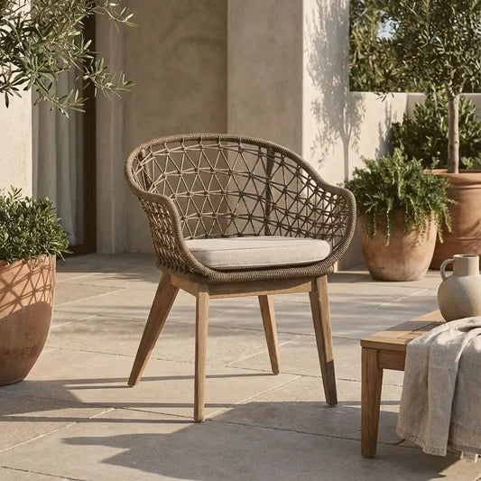Opus Grey Woven Rope Chair