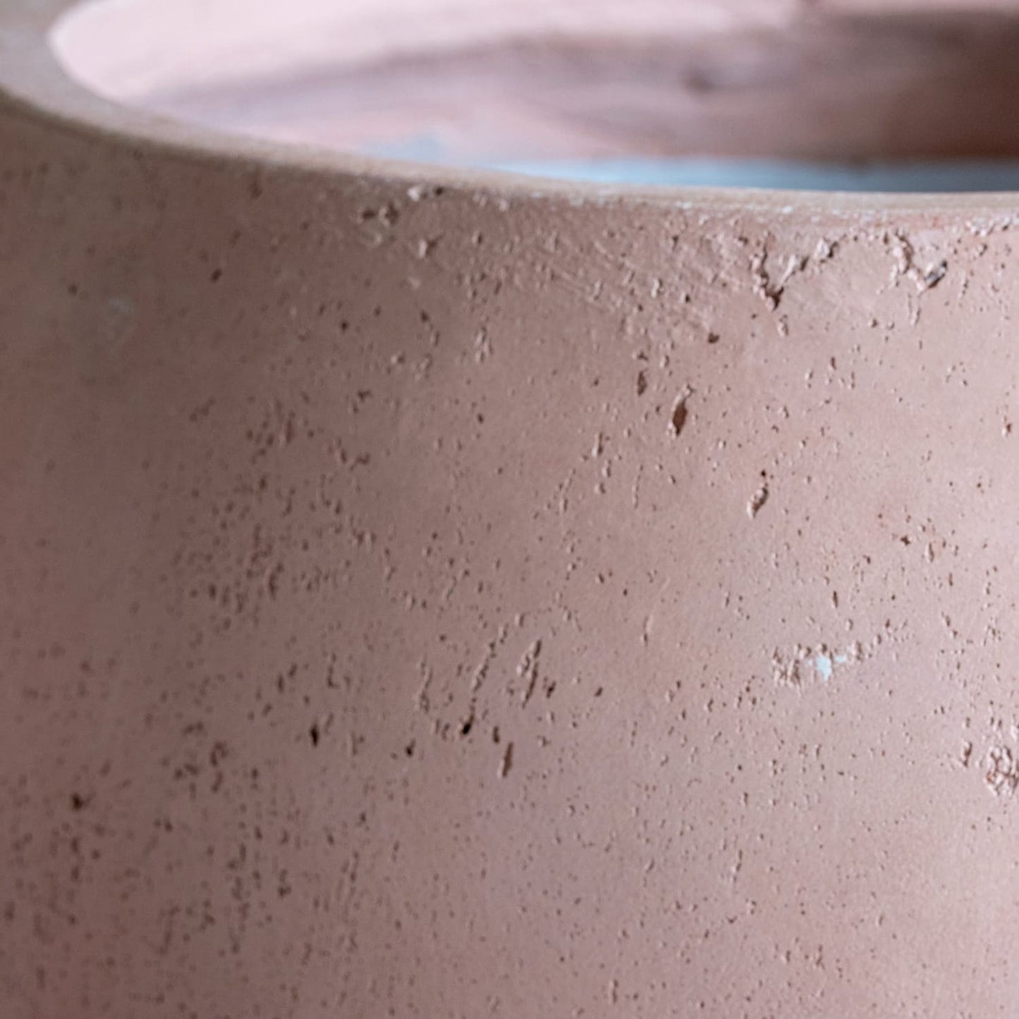 Orbello | Blushstone – 35cm Medium Concrete Sphere Planter – 25L Round Plant Pot - Pots & Plants