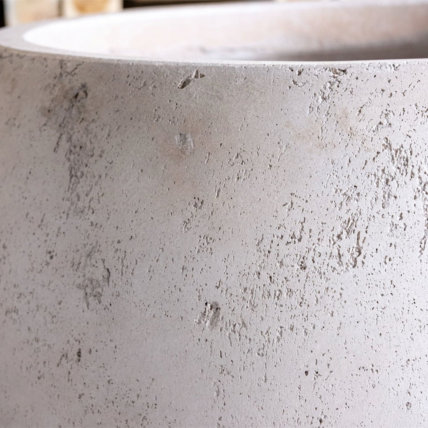 Orbello | Truffle – 70cm Extra Large Concrete Sphere Planter – 207L Round Plant Pot - Pots & Plants