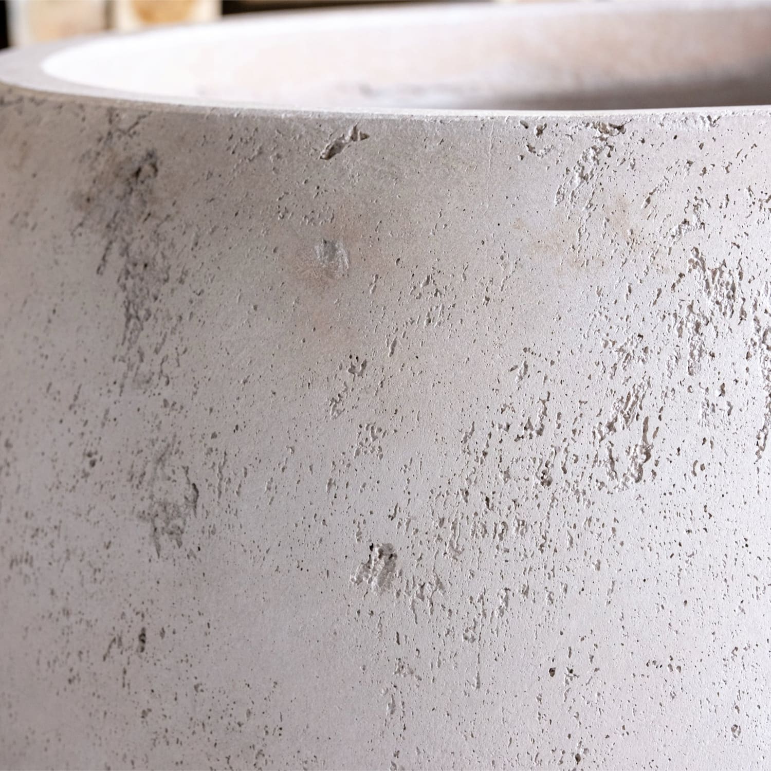 Orbello | Truffle – 70cm Extra Large Concrete Sphere Planter – 207L Round Plant Pot - Pots & Plants