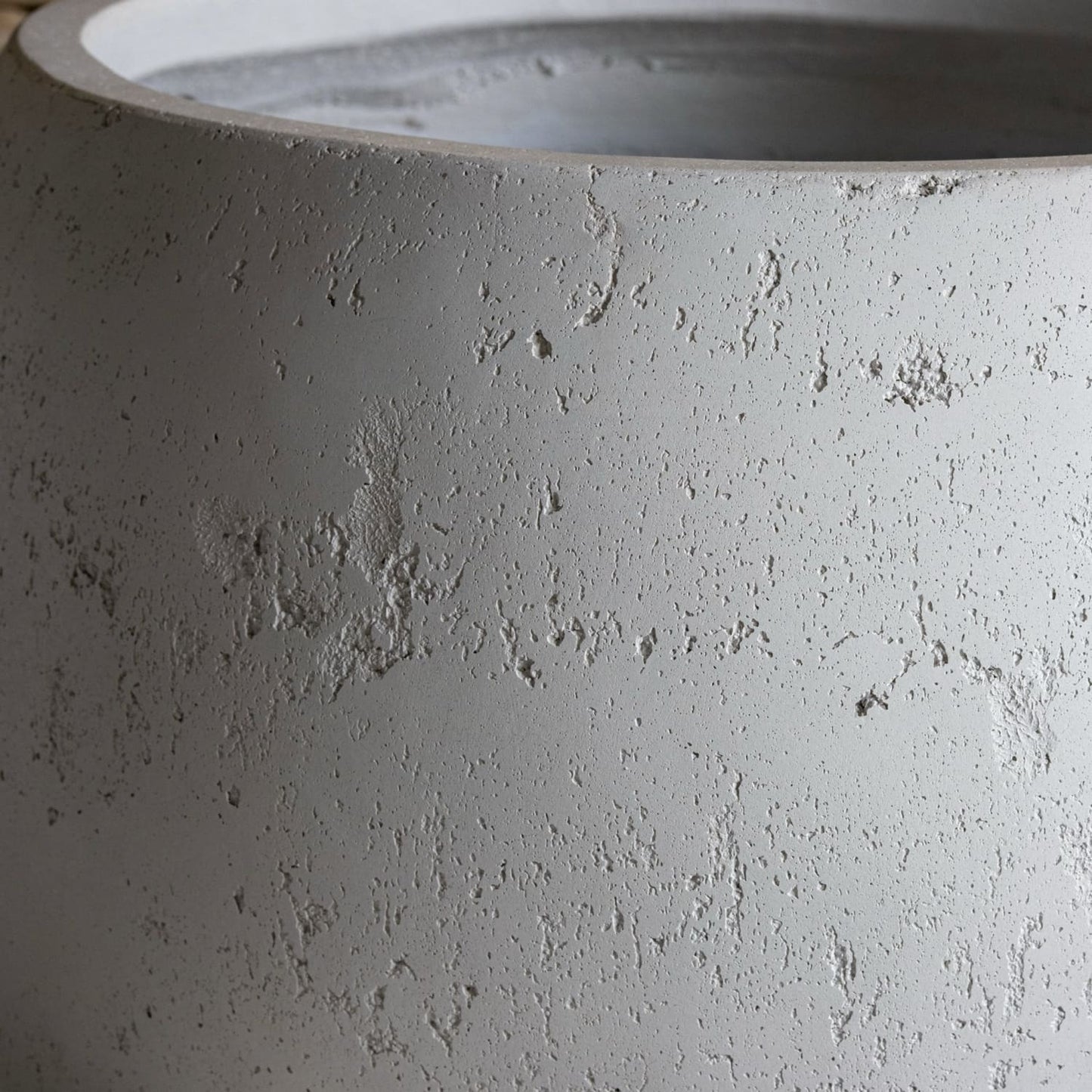 Orbello | White Mist – 70cm Extra Large Concrete Sphere Planter – 207L Round Plant Pot - Pots & Plants