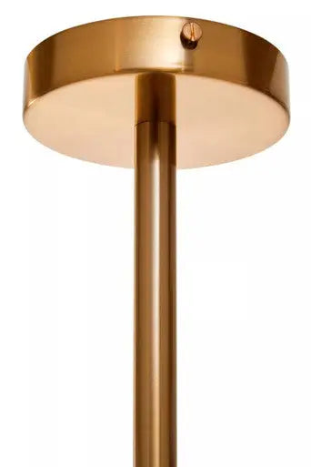 Orbo Gold and Frosted Glass Statement Pendant Light
